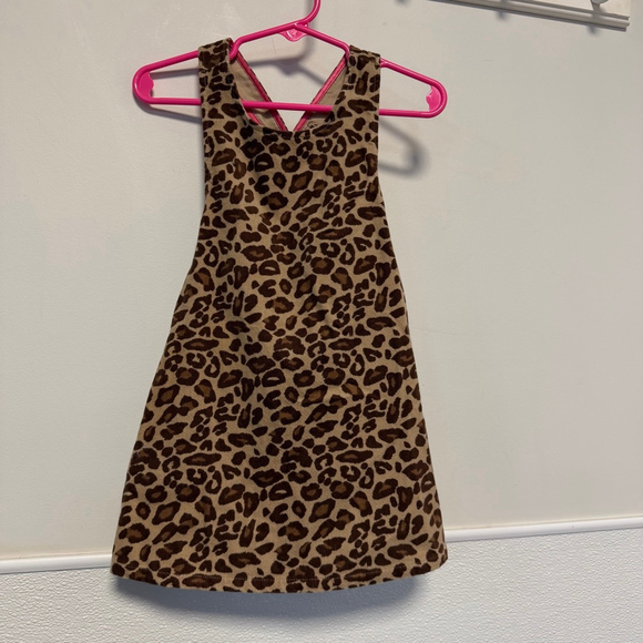 Girls Gymboree Leopard Print Casual Dress 18-24 Months Brown New NWT bloomers - Picture 8 of 14